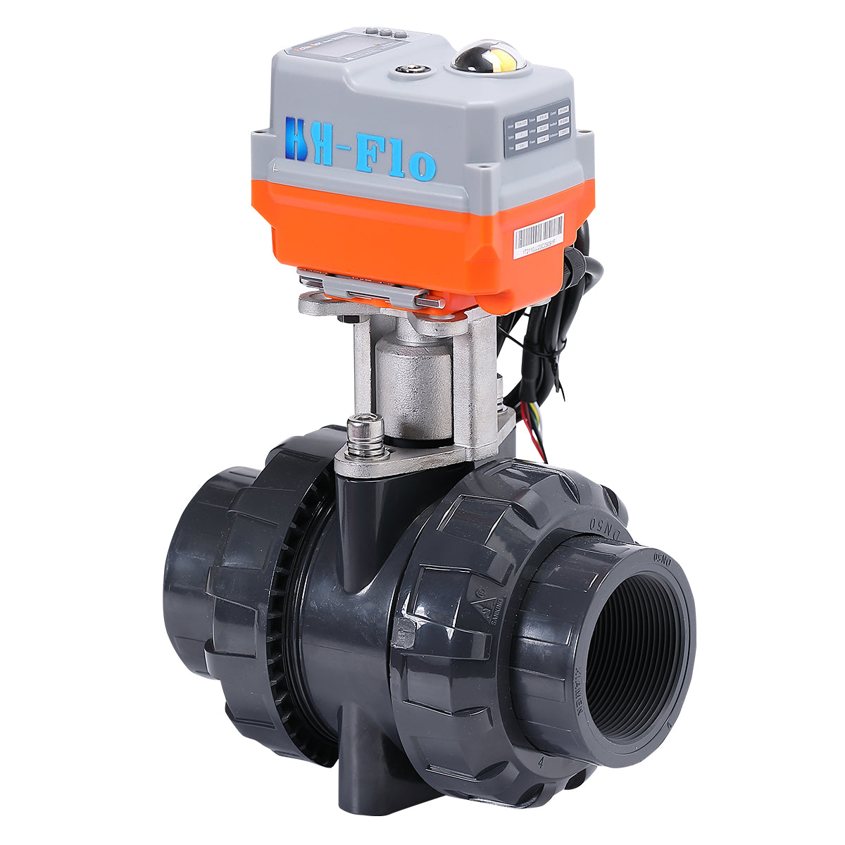 HSH-Flo 1-1/4" DN32 2-Way Motorized Normally Closed Electric Ball Valve - 110V/230VAC