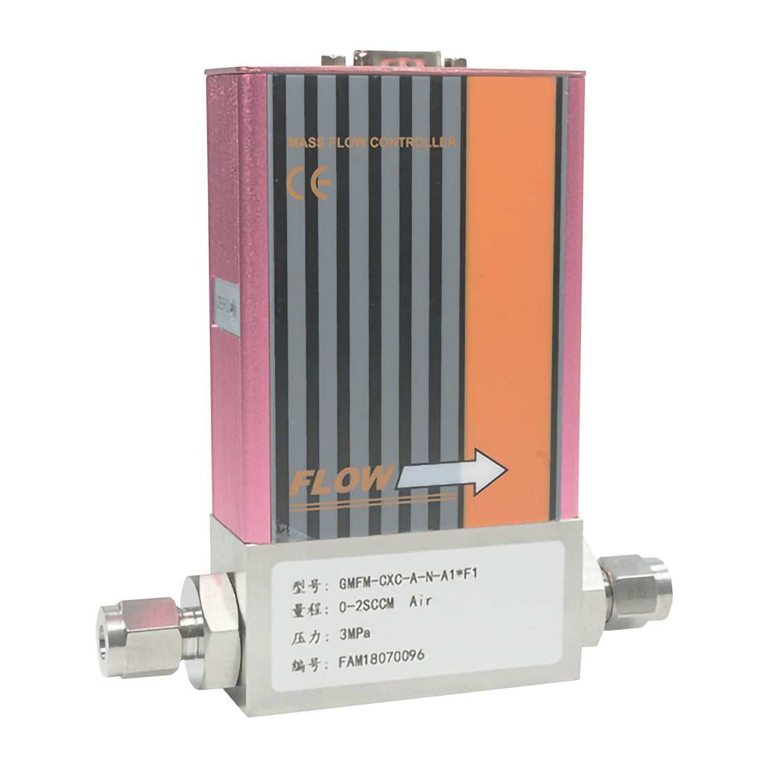 Gas Micro Flow Meter 24VDC SS316L Tiny Gas Mass Flowmeter Leak Testing ...