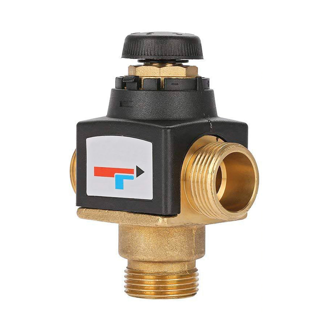 Thermostatic Mixing Valve Brass DN20/DN25 Hot And Cold Water Temperatu ...
