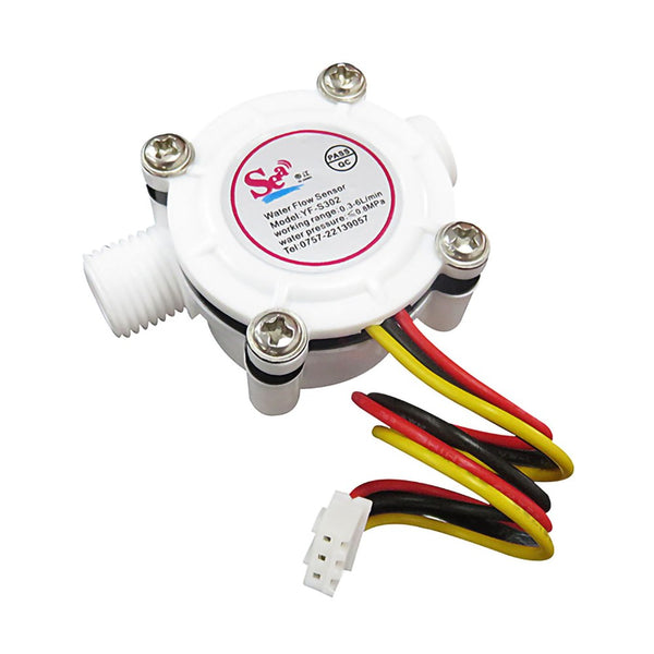 5VDC Water Flow Sensor 1/4" Turbine Flowmeter Industrial-grade Large Flowmeter Pulse Signal