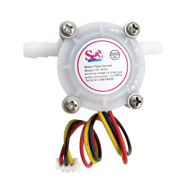 5VDC Water Flow Sensor 7MM High Precision Turbine Flowmeter Quick Connect Flowmeter Pulse Signal